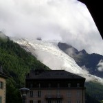 Mont-blanc gletsjer in Chamonix